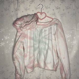 pastel tie dye lounge set